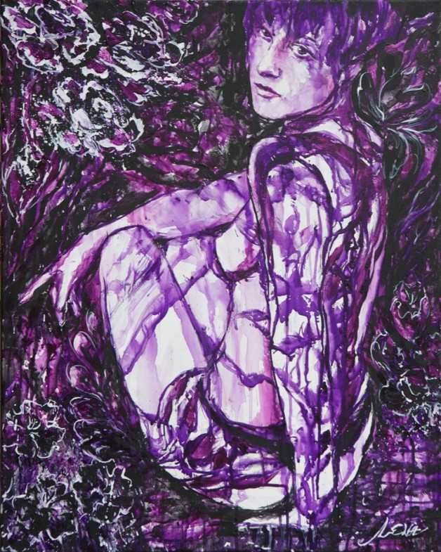 Girl in Purple